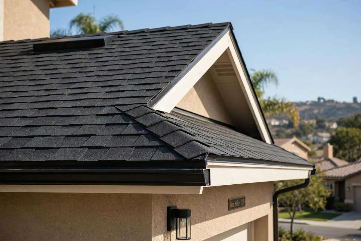 Reemplazo de techo de tejas asfalticas en Brea Hills, Brea, CA 92823