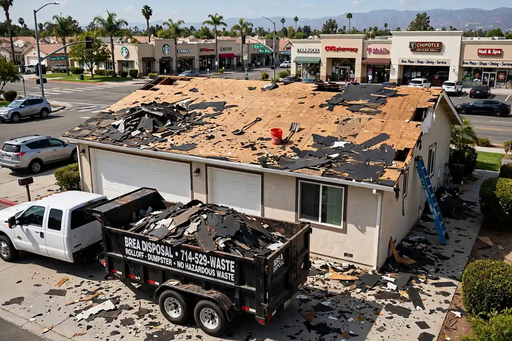 Remoción de techo y reemplazo de entablado en West Brea, Brea, CA 92821