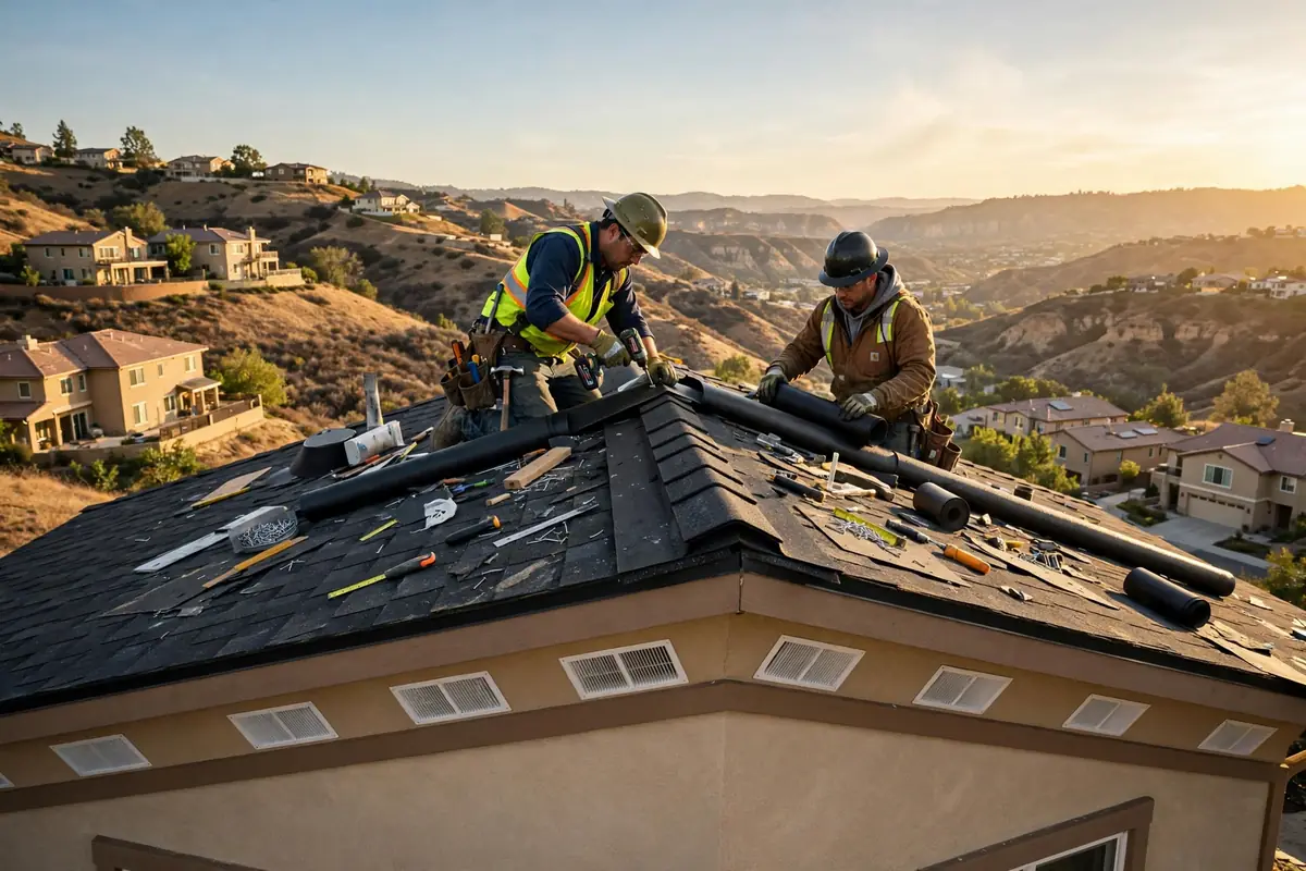 Mejora de la ventilación del techo en Olinda Ranch, Brea, CA 92823