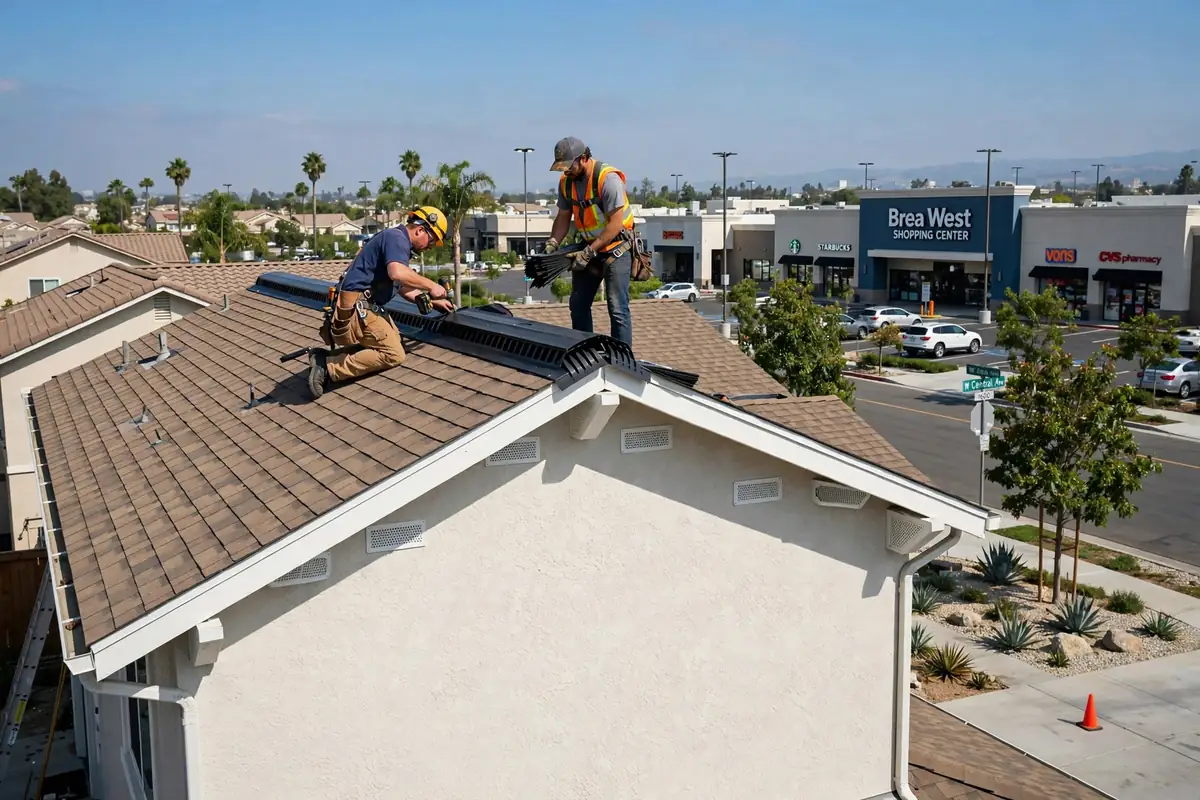 Mejora de la ventilación del techo en West Brea, Brea, CA 92821